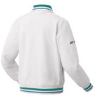 Rare Yonex Men s 75th Anniversary White Knit Warmup Us Sz  Xl Badminton tennis