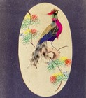 2 Calendars - Velvet W  Feather Birds 1946   1947 Gruver   Armstrong Ia