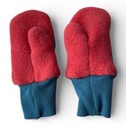 Patagonia Baby Pita Pocket Mittens Age 3-6 Months Blue  Red  style 60549 