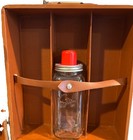 Vintage Mcm Royalshire Trav L Bar Travel Case Cocktail Set Key   Original Box