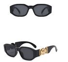 Hip Hop Shades Men Sunglasses Square Gold Black Lens Rapper Quevo Migos Elegant