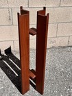 Vintage Mid Century Modern Solid Teak Plant Stand Fits 9  Pot