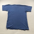 Vintage Blue Pocket T-shirt Mens Medium Blue Jcpenney Blank Single Stitch Usa