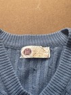 Vintage 70s Kings Road Sears Acrylic Knit Sweater Vest Size M