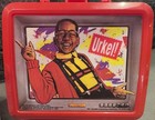 New  1991 Aladdin Official Steve Urkel Family Matters Plastic Red Lunch Box