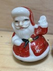 Vintage 1960   s Santa Claus Salt   Pepper Shaker Set Porcelain Hand-painted