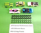   40 Tires    For Afx Aurora Magnatraction O-rings   Rear Silicones Ho Slot Car 