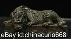 6 8  Old Chinese Bronze Gilt Carving Feng Shui Pixiu Dragon Beast Statue