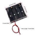 Aobao 3pcs 4 Aa Battery Holder 4 X 1 5v Aa Battery Holder Case Box With Leads   