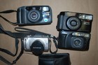 Pentax  Olympus   Nikon For Parts Or Repair Vintage Camera Lot 35mm Film Cameras