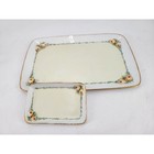 Antique Porcelain Bavaria Dressing Vanity Tray With Soap Dish 1920s 