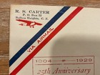 Rare 25th Anniversary Panama Canal Zone Postal Service Air Mail Cover 1904-1929