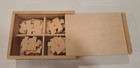Melissa   Doug Dinosaur Wooden Jigsaw Puzzles In A Box - 4 Puzzles  1 Missing Pc