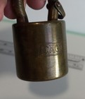 Vintage Barrel Eagle  Brass Padlock With No Key
