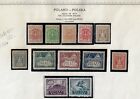 Poland 1919 Southern Issue Sets  Perf   Imperf  Fi 73-84   Sc93 132  a4820