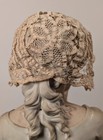 Victorian 19th C Hand Made Battenburg Lace Baby Bonnet - Great For Doll