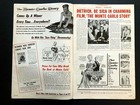 The Monte Carlo Story Original Movie Pressbook  1957  - 8 Pages 11  X 17  Ex 