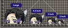Shinobu Kocho Demon Slayer Sticker Decal -peeker Peeking- 4 Different Sizes