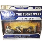 Wizards Of The Coast Star Wars Clone Wars Miniatures Game Starter Set Open Box