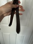Brown Leather Horse Lead Rope With Chain
