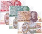 Falkland Islands Set 3 Unc 5 10 20 Pound 2025 P New Polymer King Charles Iii