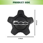 Wheel Center Cap Cover Compatible With 2016-2022 Fiat 500x Replaces 6an68lxhaa
