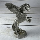 Vtg Gallo Pegasus Fantasy Pewter Figure 2 w X 2 h With Crystal Ball