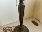 Antique Leviton Double Light Socket Cast Iron Lamp Art Deco Table Lamp Base