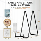 Tr-life 4 Pack 10 Inch Large Plate Stands For Display - Metal Plate Holder Stand