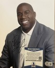 Magic Johnson Autographed    signed 8x10 Color Photo Beckett Los Angeles Lakers   