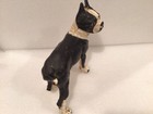      Rare Antique Cast Iron Boston Terrier Doorstop     10 Lbs     Original Vintage