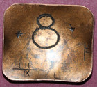Lucky Number8-owls Love Token  Good Luck  Elongated Penny crafted By A A ix 
