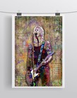 Duff Mckagan Of Guns N  Roses 8x10in Poster  Duff Mckagen Gnr Free Shipping Us