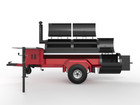 Diy Bbq Smoker  Trailer Plans  -barbeque  Smoker Build - Plans On Cd-rom