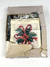 Caron Latch Hook Christmas Christmas Holly Bouquet Pillow 15  Square