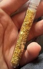 Gold Flakes In Clear Vial Tube - 3ml Gold Leaf Flakes