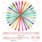 35 Pack Newborn Puppy Litter Collars Colored Soft Nylon Puppy Whelping Collar   