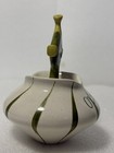 Vintage 1958 Holt Howard Pixieware Olives Condiment Jar Lid Spear Rare Kitschy