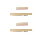    4 Sets    8pcs 6 String Acoustic Guitar Bone Bridge Saddle And Nut Universal