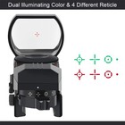 Reflex Sight - Adjustable Reticle Both Red And Green In One Sight 