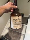 The Keeton Whiskey Blanchard   Co Boston Ma Labeled Blown Amber Pre-pro Bottle