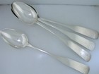 4 Early Coin Silver 9 1 2  Spoons William Brown Guthrie Mercersburg Pa 1799-1822