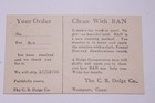 1930 Lamson Goodnow Order Postcard C B Dolge Co Westport Ct Ephemera L906h