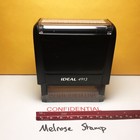 Confidential Rubber Stamp Red Ink Self Inking Ideal 4913