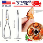 2pcs Seafood Tools Set Zinc Crab Claw Leg Crackers Lobster Utensils Kitchen Tool