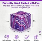 Stress Cube Squishy Fidget Toy Anxiety Relief Sensory Squeeze For Kids Adults
