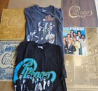 Chicago Set Of 3 Albums  2 Concert Tour Tees   People Mag   Carnegie Poster