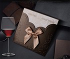 50pcs Personalised Laser Cut Wedding Invitation Day Evening Invite Card Envelope