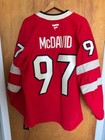 Connor Mcdavid Team Canada 4 Nations Pro Jersey Red All Stitched 2025 Size 50