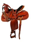 Used Western Saddle Trail Pleasure Barrel Racing Leather Tack Set 17 18